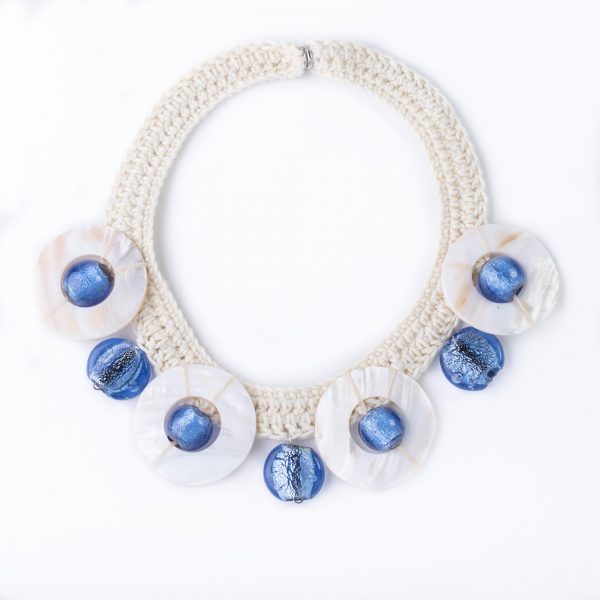 Nitho Murano & shells necklace