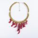 Nitho gold&corals metallic necklace