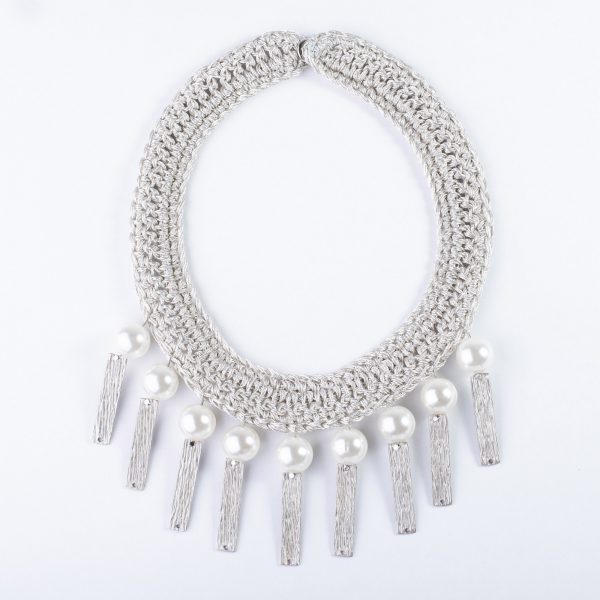 Nitho pearls silver necklace