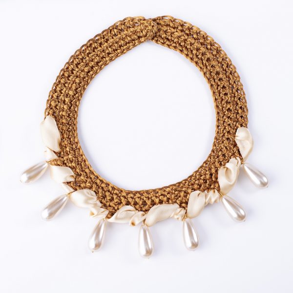Nitho bronze silk necklace
