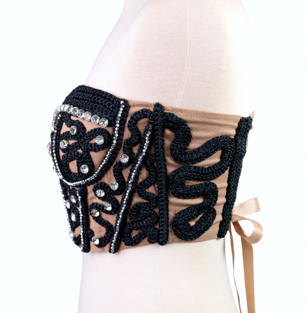 Nitho brown glam corset TP23003