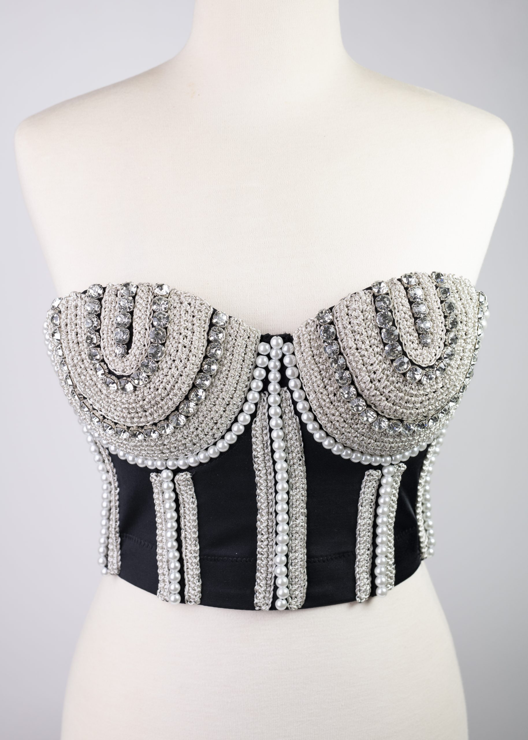 Nitho silver glam corset