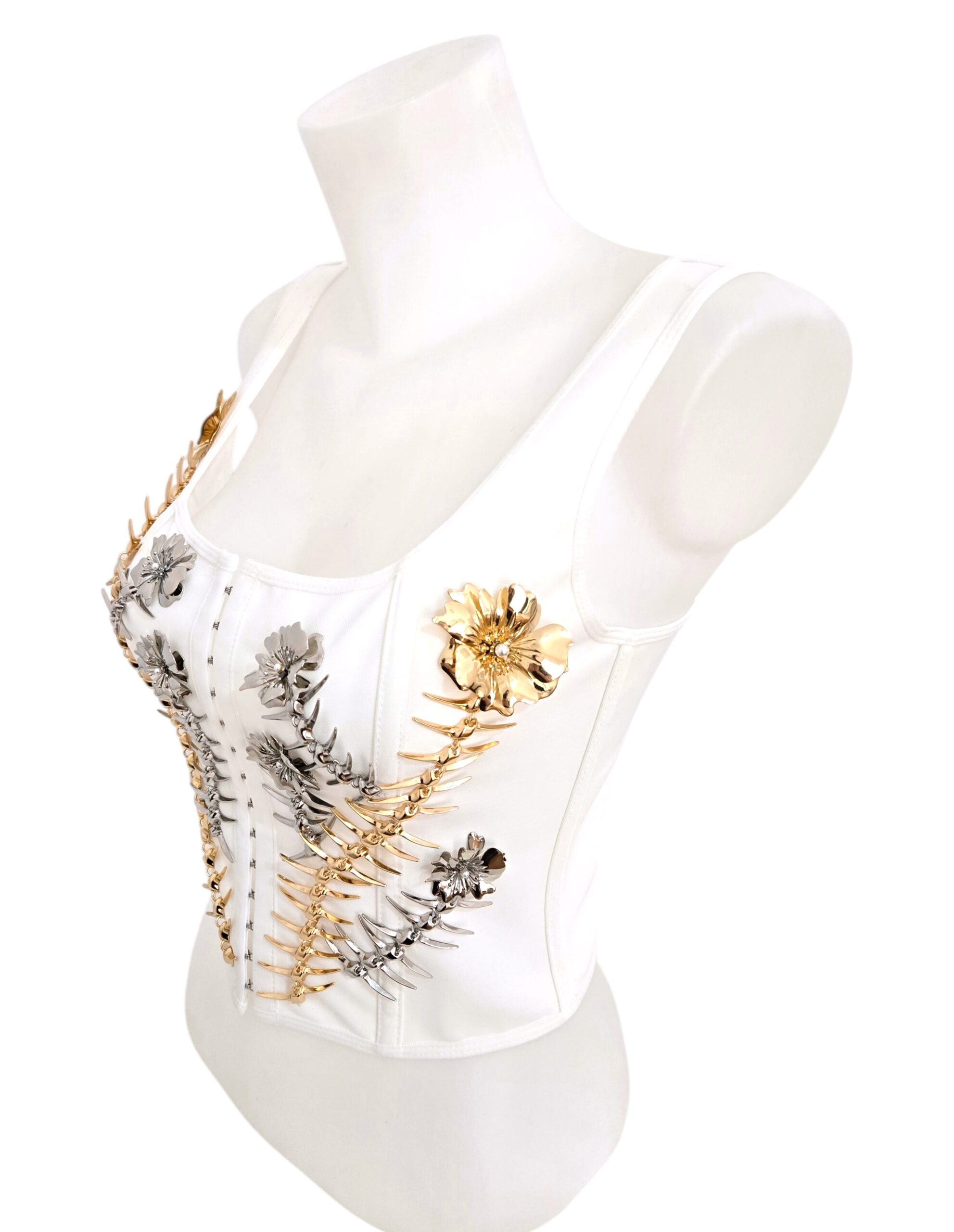 Nitho bone flowers top TP26001