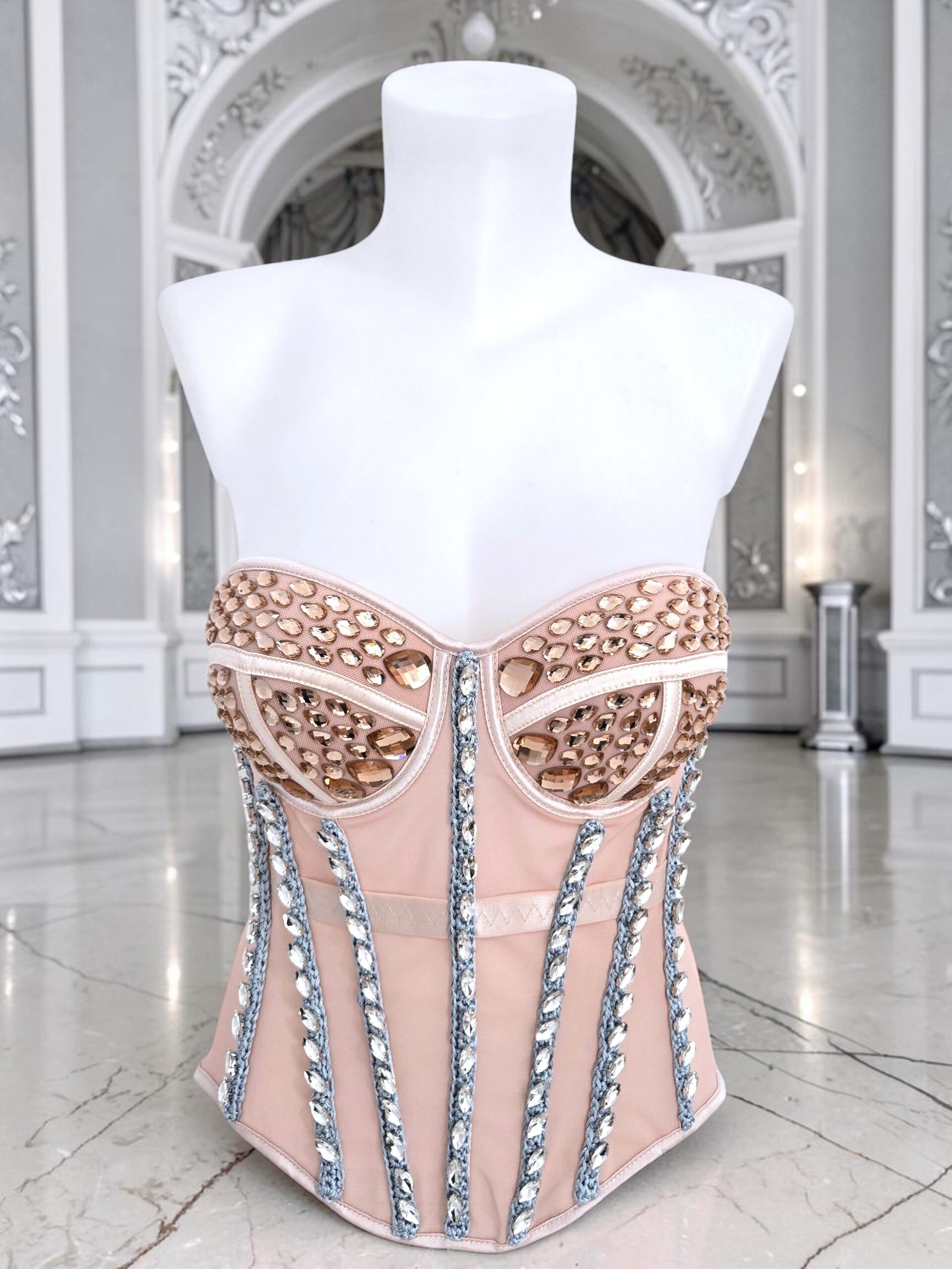 Nitho crystal glam corset TP26003