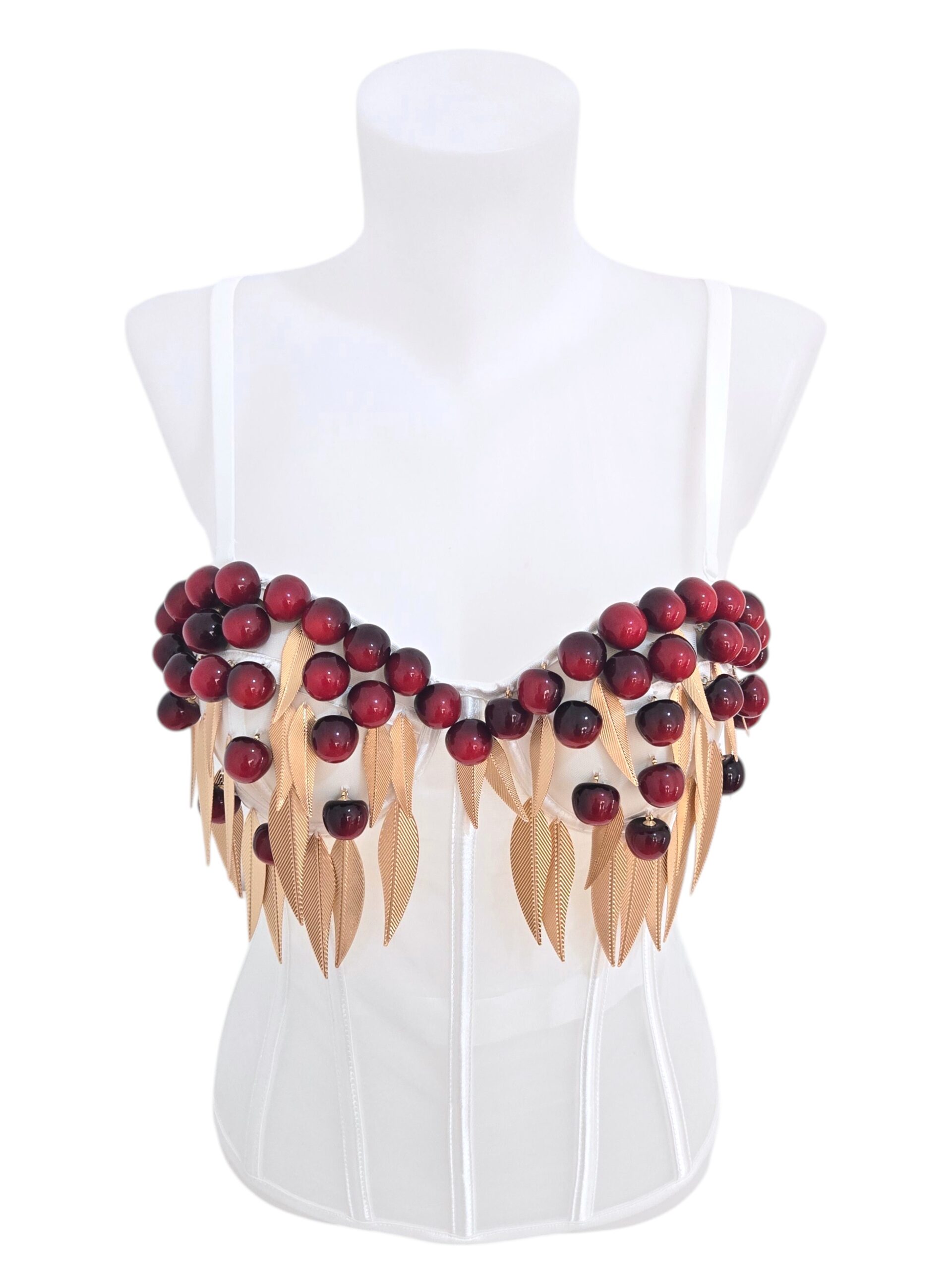 Nitho cherry gold corset TP26005