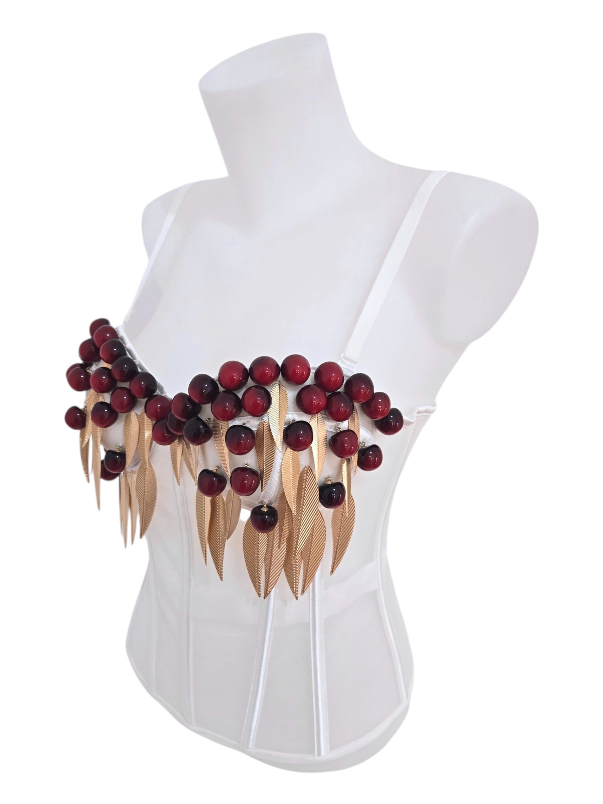 Nitho cherry gold corset TP26005